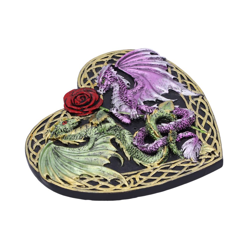 Dragon Love Heart Incense Burner 14 cm - Image 4